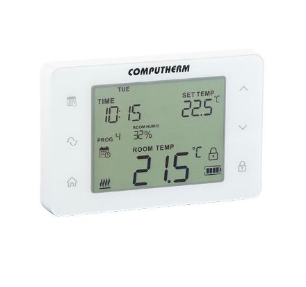 Mutassa a/az Computherm Q20 digitális, programozható szobatermosztát részleteit Kép Computherm Q20 digitális, programozható szobatermosztát