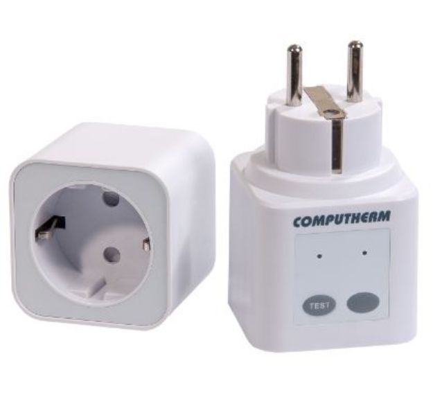 Kép Computherm Q2 RF rádiófrekvenciás kapcsolójel továbbító dugalj