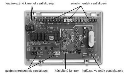 Mutassa a/az Computherm Q4Z  zónavezérlő részleteit Kép Computherm Q4Z  zónavezérlő