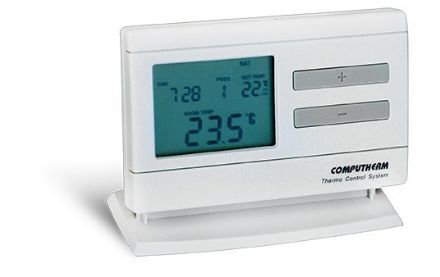 Mutassa a/az Computherm Q7RF digitális programozható szobatermosztát részleteit Kép Computherm Q7RF digitális programozható szobatermosztát