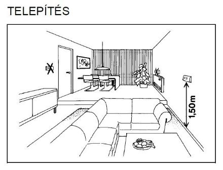 Mutassa a/az Honeywell DT90A digitális szobatermosztát részleteit Kép Honeywell DT90A digitális szobatermosztát