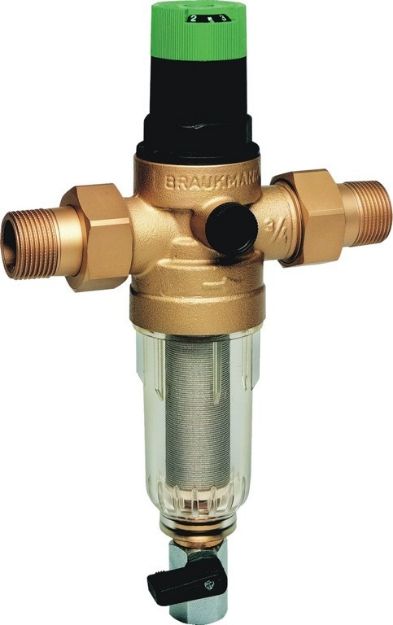 Kép Honeywell 1/2˝ FK06 átöblíthető vízszűrő nyomáscsökkentővel, 40°C, PN16