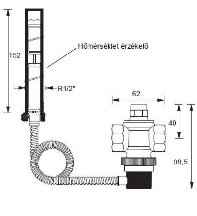 Mutassa a/az Honeywell termikus elfolyószelep 3/4" részleteit Kép Honeywell termikus elfolyószelep 3/4"