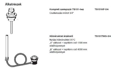 Mutassa a/az Honeywell termikus elfolyószelep 3/4" részleteit Kép Honeywell termikus elfolyószelep 3/4"