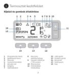 Kép Honeywell T3 RF EE rádiófrekvenciás szobatermosztát