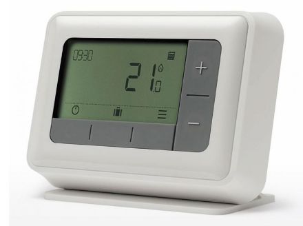 Mutassa a/az Honeywell T4RF EE vezeték nélküli, programozható szobatermosztát, hűtés/fűtés részleteit Kép Honeywell T4RF EE vezeték nélküli, programozható szobatermosztát, hűtés/fűtés