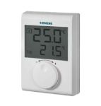 Kép Siemens RDH 100 forgatógombos szobatermosztát nagy LCD-kijelzővel