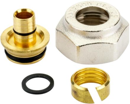 Mutassa a/az Danfoss G1/2˝ * 16x2mm alpex csatlakozó részleteit Kép Danfoss G1/2˝ * 16x2mm alpex csatlakozó