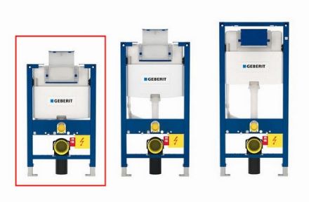 Mutassa a/az Geberit Duofix WC szerelőelem fali WC részére (82cm), felülről/elölről működtethető, Omega nyomólaphoz részleteit Kép Geberit Duofix WC szerelőelem fali WC részére (82cm), felülről/elölről működtethető, Omega nyomólaphoz