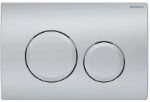 Kép Geberit Nyomólap ˝Delta 20˝ round, 2 vízmennyiségű , matt króm (UP100 BASIC tartályhoz)
