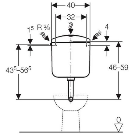 Mutassa a/az Geberit AP117  Montana Wc tartály kétmennyiséges öblítéssel (136.530.11.1) részleteit Kép Geberit AP117  Montana Wc tartály kétmennyiséges öblítéssel (136.530.11.1)