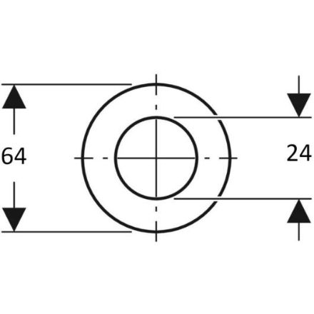 Mutassa a/az Geberit D64 tömítés öblítőszelephez (AP112, AP113, AP117) részleteit Kép Geberit D64 tömítés öblítőszelephez (AP112, AP113, AP117)