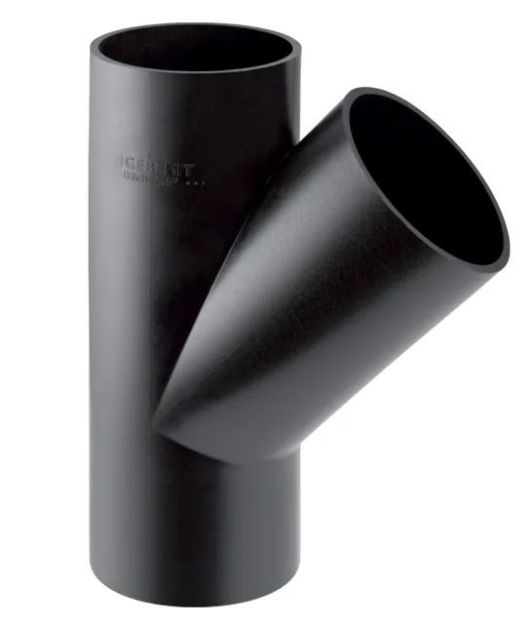 Kép Geberit D40/40 PE-HD 45°-os ágidom