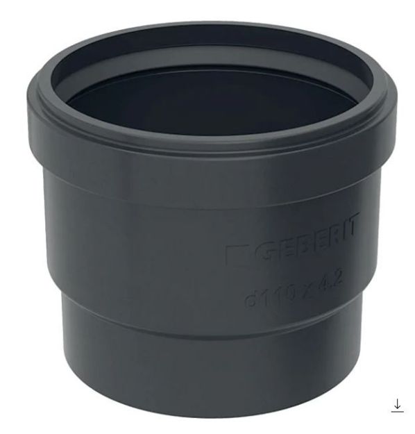 Kép Geberit D50 PE-HD rövidtok