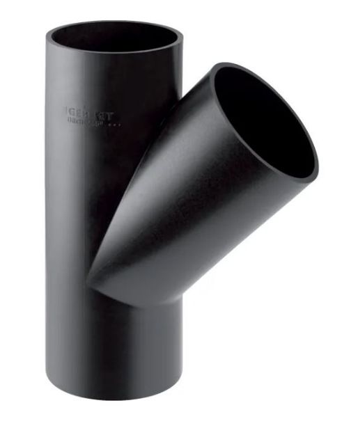 Kép Geberit D56/56 PE-HD 45°-os ágidom
