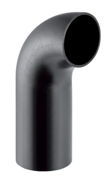 Kép Geberit D63 PE-HD 90°-os hosszú szárú ív