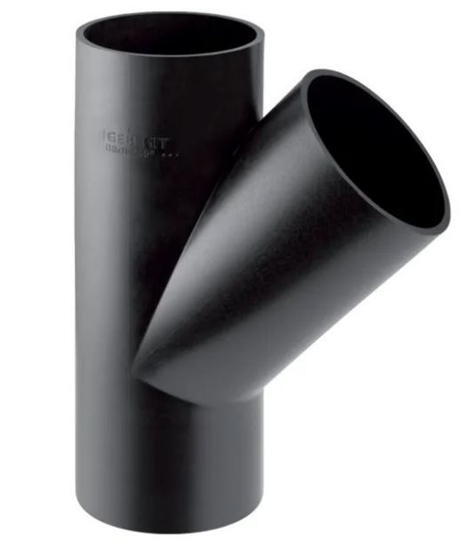 Kép Geberit D63/50 PE-HD 45°-os ágidom