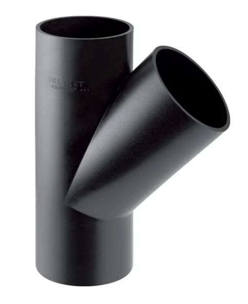 Kép Geberit D63/63 PE-HD 45°-os ágidom