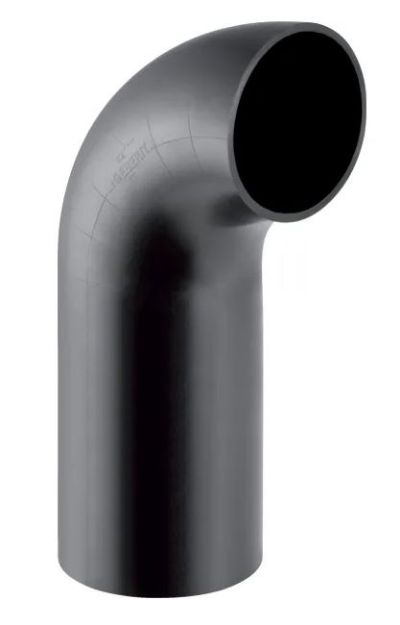 Kép Geberit D75 PE-HD 90°-os hosszú szárú ív