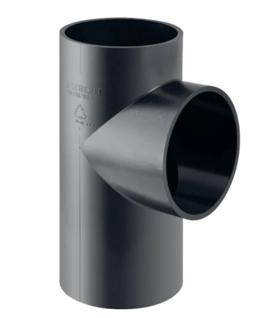 Kép Geberit D110/110 PE-HD 90°-os ágidom