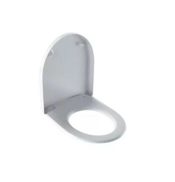 Kép Geberit iCon WC-ülőke, fém zsanérral, duroplast
