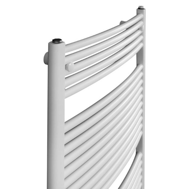 Kép Betatherm BX 60160 (1610*596) íves fürdőszobai radiátor, fehér, BX Curves