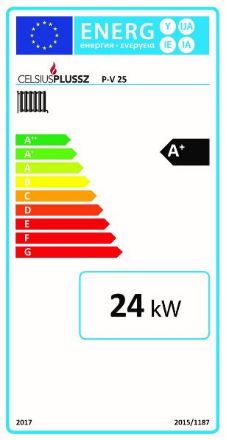 Mutassa a/az Celsius P-V25 (24 kW) vegyestüzelésű kazán részleteit Kép Celsius P-V25 (24 kW) vegyestüzelésű kazán