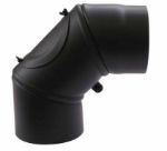 Kép Állítható acél füstcső könyök, 200 / 90°