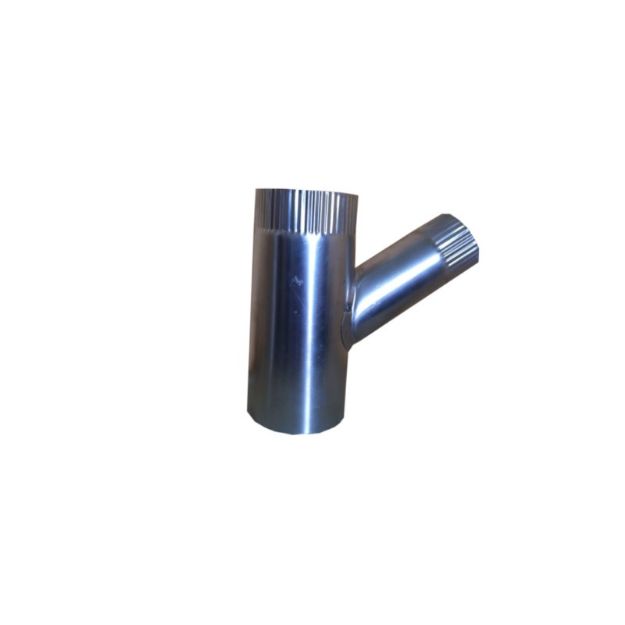 Kép Alumínium füstcső ágidom, 110/76 mm - 45° (120°)