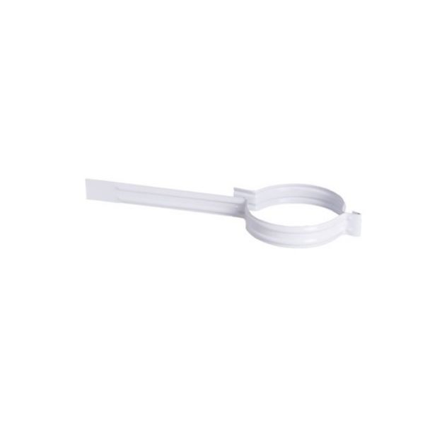 Kép  Szinterezett füstcső csőbilincs 132 mm