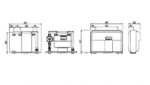 Kép 250mm KT-2-B (fehér) burkolat