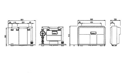 Mutassa a/az 250mm KT-2-B (fehér) burkolat részleteit Kép 250mm KT-2-B (fehér) burkolat