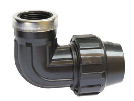 Mutassa a/az 25-3/4” KPE 90°-os belsőmenetes könyök részleteit Kép 25-3/4” KPE 90°-os belsőmenetes könyök