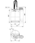 Kép Grundfos Unilift KP 150-AV-1 szennyezettvíz-szivattyú