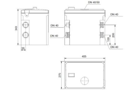 Mutassa a/az Grundfos Liftaway C szennyvízátemelő berendezés részleteit Kép Grundfos Liftaway C szennyvízátemelő berendezés