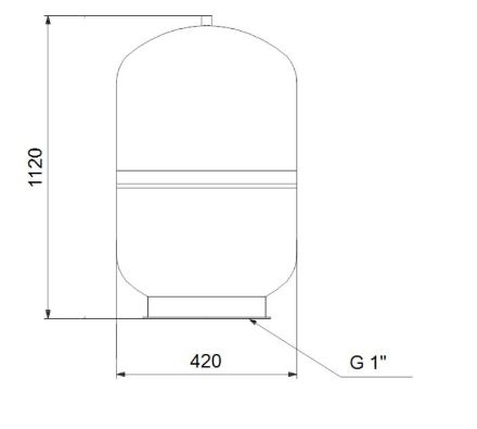 Mutassa a/az Grundfos légüst 80l V-SS részleteit Kép Grundfos légüst 80l V-SS