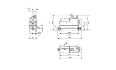 Mutassa a/az Grundfos Sololift2  CWC-3 szennyvízátemelő részleteit Kép Grundfos Sololift2  CWC-3 szennyvízátemelő