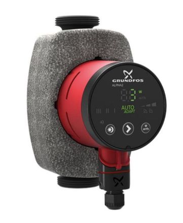 Mutassa a/az Grundfos ALPHA2 25-60 fűtési keringető szivattyú (99411175) részleteit Kép Grundfos ALPHA2 25-60 fűtési keringető szivattyú (99411175)