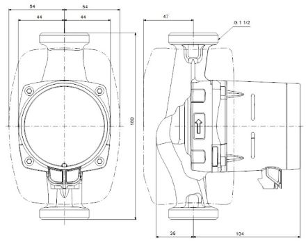 Mutassa a/az Grundfos ALPHA2 25-80 A-energiaosztályú, fűtési keringető szivattyú 99411178 részleteit Kép Grundfos ALPHA2 25-80 A-energiaosztályú, fűtési keringető szivattyú 99411178
