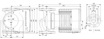 Mutassa a/az Grundfos (új) MAGNA1 50-100 F, fűtési keringető szivattyú részleteit Kép Grundfos (új) MAGNA1 50-100 F, fűtési keringető szivattyú