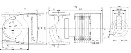 Mutassa a/az Grundfos (új) MAGNA1 80-120 F, fűtési keringető szivattyú részleteit Kép Grundfos (új) MAGNA1 80-120 F, fűtési keringető szivattyú