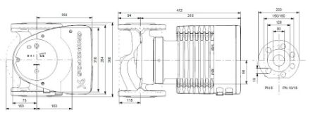 Mutassa a/az Grundfos (új) MAGNA1 80-60 F, fűtési keringető szivattyú részleteit Kép Grundfos (új) MAGNA1 80-60 F, fűtési keringető szivattyú