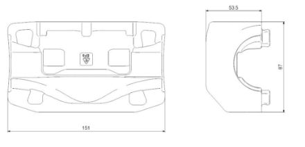 Mutassa a/az Grundfos hőszigetelő burkolat, ALPHA1 L részleteit Kép Grundfos hőszigetelő burkolat, ALPHA1 L