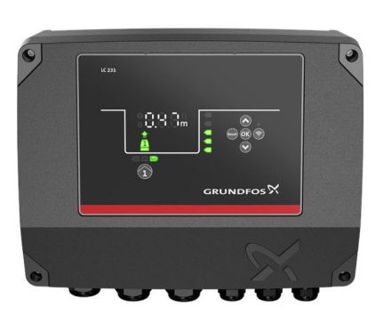 Mutassa a/az Grundfos vezérlő LC 231 1x 1-12 DOL 3x460 PI CE részleteit Kép Grundfos vezérlő LC 231 1x 1-12 DOL 3x460 PI CE