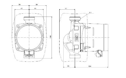 Mutassa a/az Grundfos ALPHA2 15-60 (130mm) A-energiaosztályú, fűtési keringető szivattyú részleteit Kép Grundfos ALPHA2 15-60 (130mm) A-energiaosztályú, fűtési keringető szivattyú