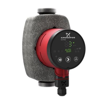 Mutassa a/az Grundfos ALPHA2 25-40 N A-energiaosztályú, HMV cirkulációs szivattyú részleteit Kép Grundfos ALPHA2 25-40 N A-energiaosztályú, HMV cirkulációs szivattyú