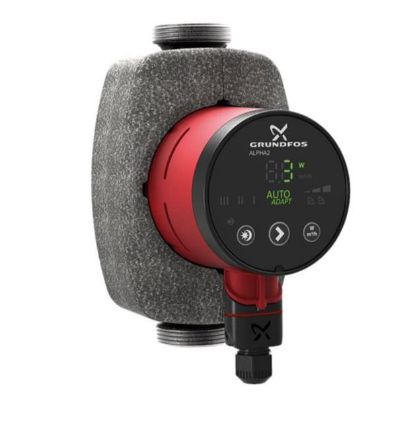 Mutassa a/az Grundfos ALPHA2 25-50 N A-energiaosztályú, HMV cirkulációs szivattyú részleteit Kép Grundfos ALPHA2 25-50 N A-energiaosztályú, HMV cirkulációs szivattyú