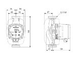 Kép Grundfos ALPHA2 25-50 N A-energiaosztályú, HMV cirkulációs szivattyú