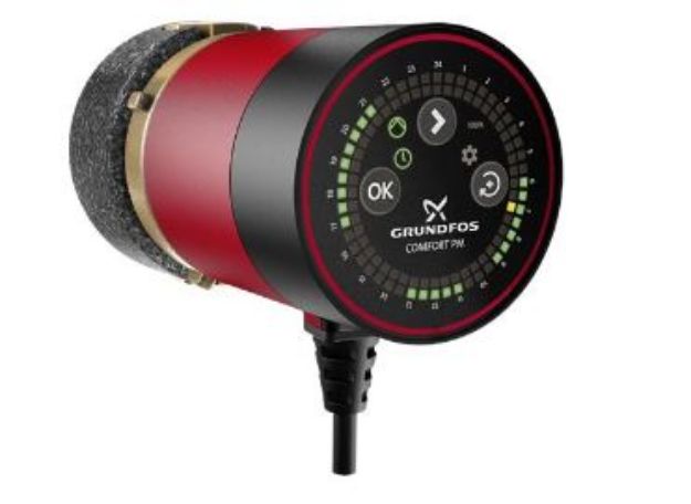 Kép Grundfos UP 15-14 BDT PM 1/2˝ HMV cirkulációs szivattyú, digitális időzítővel (99812350)