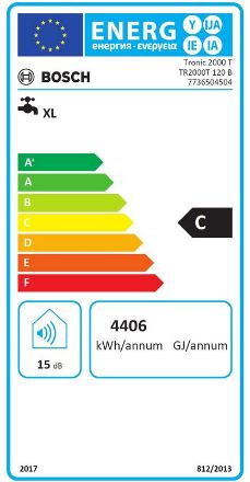 Mutassa a/az Bosch TR2000T 120 B villanybojler Tronic 2000 T részleteit Kép Bosch TR2000T 120 B villanybojler Tronic 2000 T